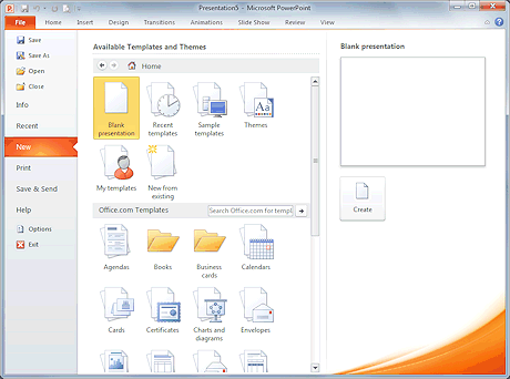 computer literacy 101 working with presentations format templates for powerpoint 2010