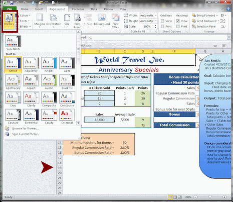 computer literacy 101 working with numbers design whatif test trek theme excel