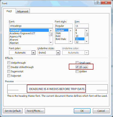 Change Capital Letters To Small In Word 2010 Cover