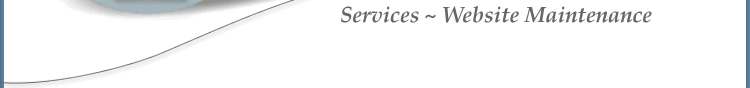 Service ~ Website Maintenance